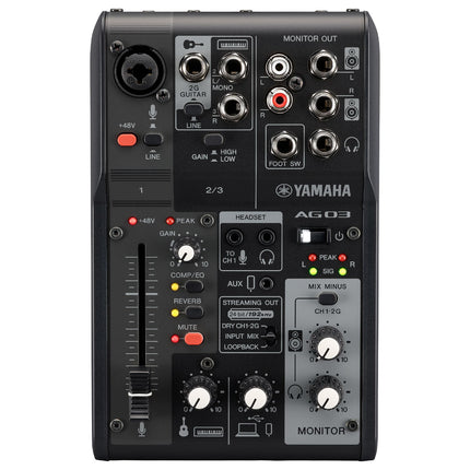 【今月のお買い得品セール】ライブストリーミング ミキサー ブラック [AG03MK2B]