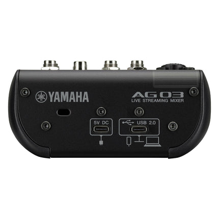 【今月のお買い得品セール】ライブストリーミング ミキサー ブラック [AG03MK2B]