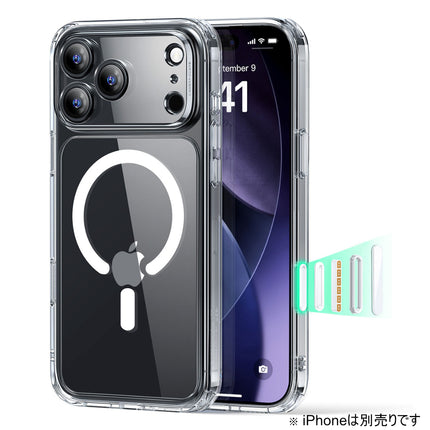ESR Classic MagSafe対応クリアケース for iPhone 17 Pro クリア [ES27886i17PR]