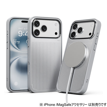 miak iPhone 17 Pro Max用 MOOD MagSafe対応ケース シルバー [MA28073i17PM]