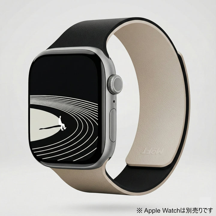 MOFT Watch Band Black/Beige 46mm