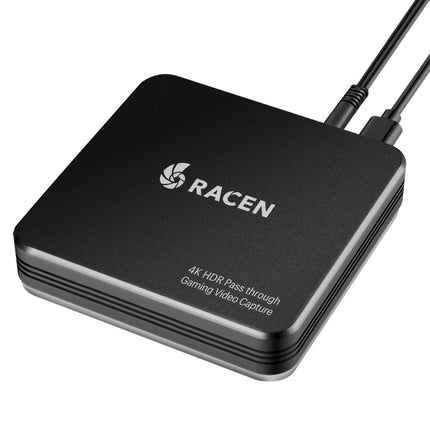 外箱汚れアウトレット品　RACEN ゲーミングビデオキャプチャ（4極CTIA規格ミニプラグ対応) [CRC-GVCAP02]