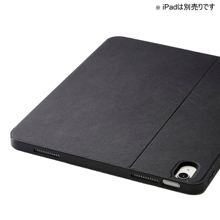 13インチiPad Air(M3/M2) フラップケースPencil収納 スリープ対応 ブラック [TB-A24XSABK]