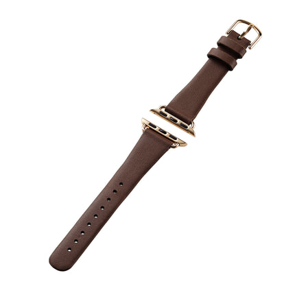 Apple Watch 41mm/40mm/38mm⽤ &meソフトレザーバンド ココアブラウン [AW-41BDLJBR]