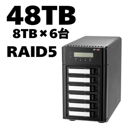 Areca Thunderbolt5 6ベイ RAID 48TB[ARC-8050T5U-6-48T]