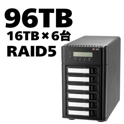 Areca Thunderbolt5 6ベイ RAID 96TB[ARC-8050T5U-6-96T]