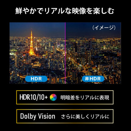 光ファイバーHDMIケーブル4K60Hz対応 (10m) [RS-HDAOC4K60-10M]