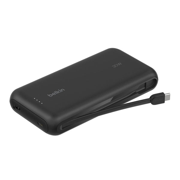 【今月のお買い得品セール】BoostCharge PD30W ケーブル内蔵モバイルバッテリー 20000mAh ブラック [BPB024fqBK]