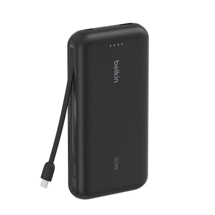 【今月のお買い得品セール】BoostCharge PD30W ケーブル内蔵モバイルバッテリー 20000mAh ブラック [BPB024fqBK]