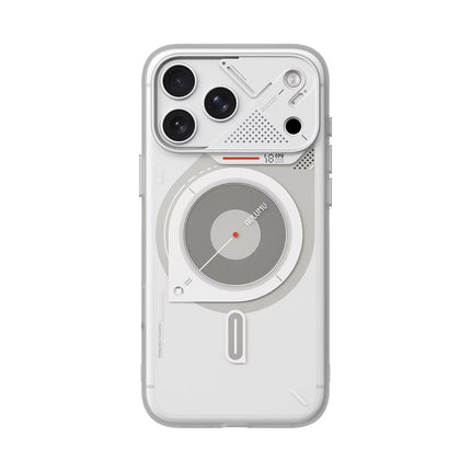 AULUMU A18 フロスト MagSafe対応ケース for iPhone 18 Pro/17 Pro 半透明ホワイト [ALM28728i18PR]