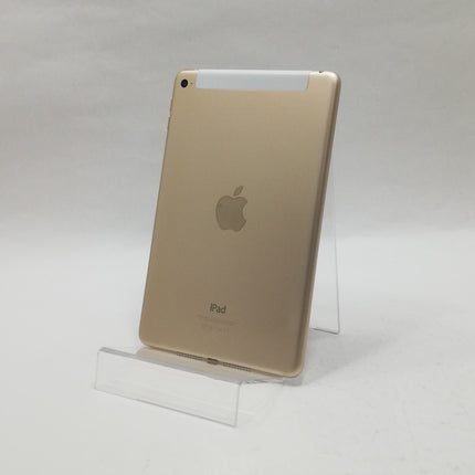 iPad mini 4 Wi-Fi+Cellularモデル / 7.9インチ / 2015 / 128GB / ゴールド / docomo版SIMロック解除品 / ランク:C / MK782J/A / A1550 【中古品管理番号:38468】