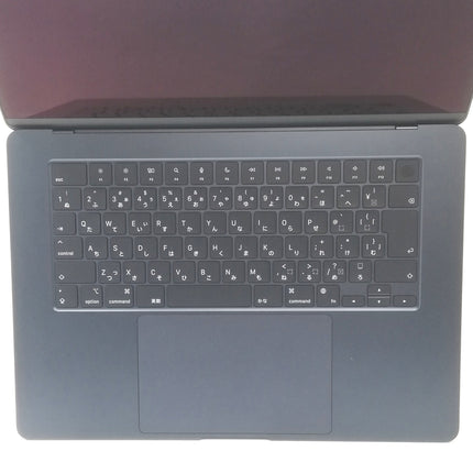 MacBook Air M3 / 15インチ / 2024 / 8GB / 512GB / ミッドナイト / ランク:A / MRYV3J/A / 【中古品管理番号:40692】