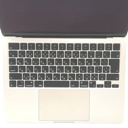 MacBook Air M2 / 13インチ / 2022 / 8GB / 512GB / スターライト / ランク:A / MLY23J/A / 【中古品管理番号:40739】