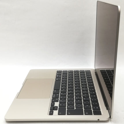 【販売強化プライス！】MacBook Air M2 / 13インチ / 2022(2024) / 16GB / 256GB / スターライト / ランク:C / MC7W4J/A / 【中古品管理番号:40741】