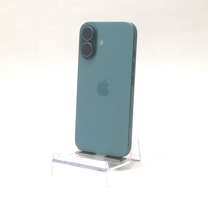 iPhone 16 / 2024 / 128GB / ティール / 国内版SIMフリー / ランク:B / MYDV3J/A / A3286 【中古品管理番号:40767】