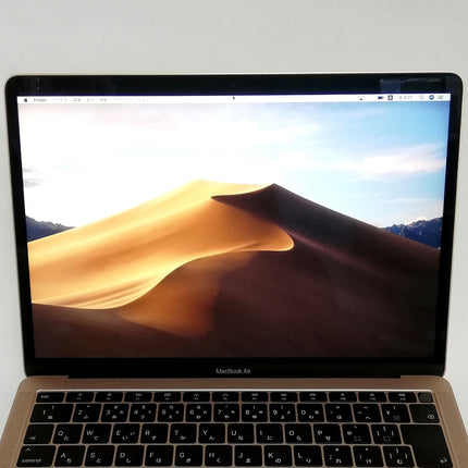 MacBook Air Retina Display / 13インチ / 2019 / 8GB / 256GB / ゴールド / ランク:C / MVFN2J/A / 【中古品管理番号:41081】