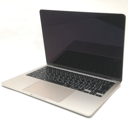 MacBook Air M2 / 13インチ / 2022(2024) / 16GB / 256GB / スターライト / ランク:A / MC7W4J/A / 【中古品管理番号:41318】