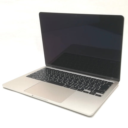 MacBook Air M2 / 13インチ / 2022 / 8GB / 256GB / スターライト / ランク:D / MLY13J/A / 【中古品管理番号:41333】