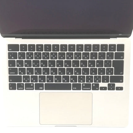 MacBook Air M2 / 13インチ / 2022 / 8GB / 256GB / スターライト / ランク:D / MLY13J/A / 【中古品管理番号:41333】