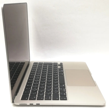 MacBook Air M2 / 13インチ / 2022 / 8GB / 256GB / スターライト / ランク:D / MLY13J/A / 【中古品管理番号:41333】