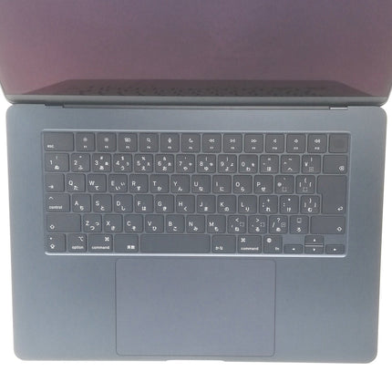 MacBook Air M2 / 15インチ / 2023 / 8GB / 256GB / ミッドナイト / ランク:B / MQKW3J/A / 【中古品管理番号:41335】