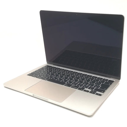 MacBook Air M2 / 13インチ / 2022 / 8GB / 256GB / スターライト / ランク:A / MLY13J/A / 【中古品管理番号:41354】
