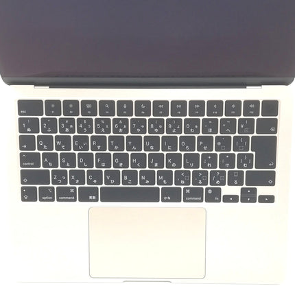 MacBook Air M2 / 13インチ / 2022 / 8GB / 256GB / スターライト / ランク:A / MLY13J/A / 【中古品管理番号:41354】