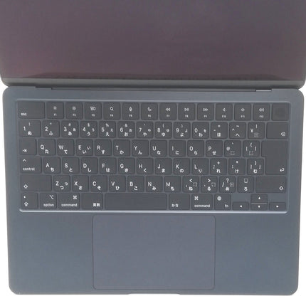 MacBook Air M2 / 13インチ / 2022 / 8GB / 256GB / ミッドナイト / ランク:A / MLY33J/A / 【中古品管理番号:41424】