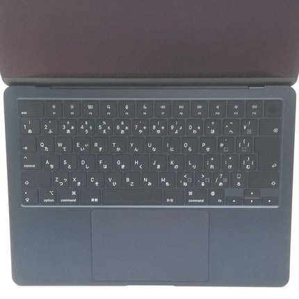 MacBook Air M2 / 13インチ / 2022 / 8GB / 512GB / ミッドナイト / ランク:B / MLY43J/A / 【中古品管理番号:41428】