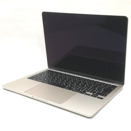 MacBook Air M2 / 13インチ / 2022(2024) / 16GB / 256GB / スターライト / ランク:A / MC7W4J/A / 【中古品管理番号:41456】