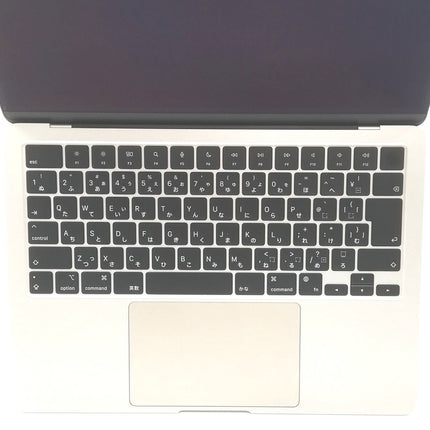 MacBook Air M2 / 13インチ / 2022(2024) / 16GB / 256GB / スターライト / ランク:B / MC7W4J/A / 【中古品管理番号:41457】