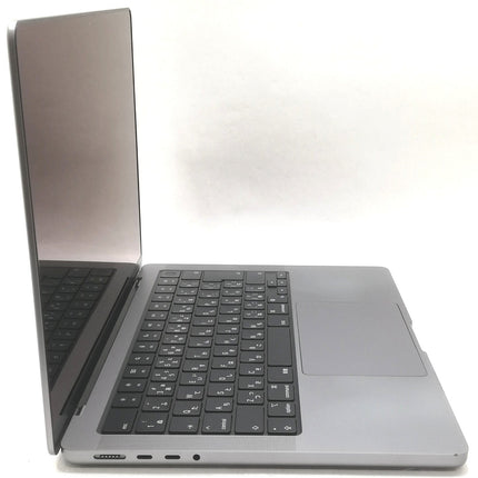 MacBook Pro M1 Pro / 14インチ / 2021 / 64GB / 1TB / スペースグレイ / ランク:C / MKGQ3J/A / 【中古品管理番号:41594】