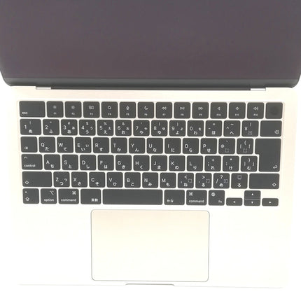 MacBook Air M3 / 13インチ / 2024 / 16GB / 512GB / スターライト / ランク:A / MXCU3J/A / 【中古品管理番号:41712】