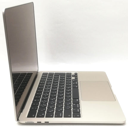 MacBook Air M3 / 13インチ / 2024 / 16GB / 512GB / スターライト / ランク:A / MXCU3J/A / 【中古品管理番号:41712】
