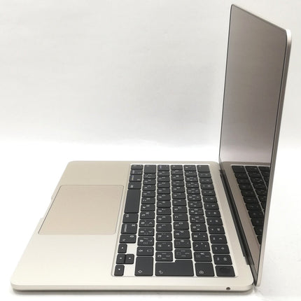 MacBook Air M3 / 13インチ / 2024 / 16GB / 512GB / スターライト / ランク:A / MXCU3J/A / 【中古品管理番号:41712】