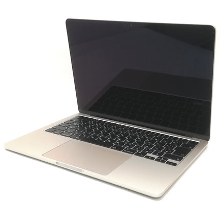 MacBook Air M2 / 13インチ / 2022 / 8GB / 256GB / スターライト / ランク:B / MLY13J/A / A2681 【中古品管理番号:41856】