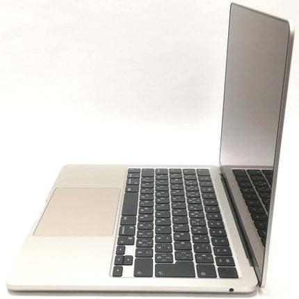 MacBook Air M2 / 13インチ / 2022 / 16GB / 256GB / スターライト / ランク:A / MC7W4J/A / A2681 【中古品管理番号:41878】