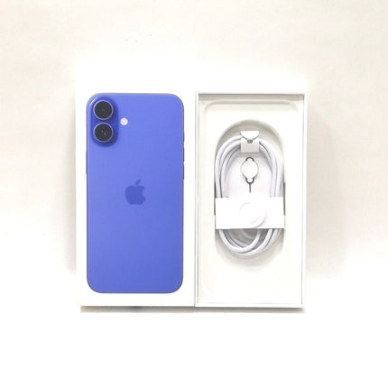 【決算特価！】iPhone 16 Plus / 2024 / 128GB / ウルトラマリン / 国内版SIMフリー / ランク:A / MXVE3J/A / A3289 【中古品管理番号:42603】