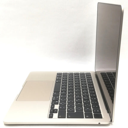 MacBook Air M2 / 13インチ / 2022 / 8GB / 512GB / スターライト / ランク:A / MLY23J/A / A2681 【中古品管理番号:42792】