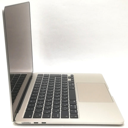 MacBook Air M3 / 13インチ / 2024 / 16GB / 512GB / スターライト / ランク:C / MXCU3J/A / A3113 【中古品管理番号:42836】