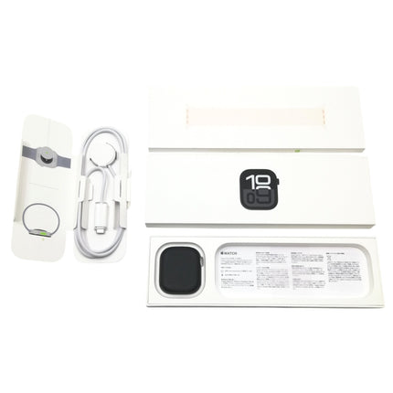 【中古品】 AppleWatch/ Series10 / 46mm /  GPS+Cellularモデル / MX133J/A / A3003 /ジェットブラックアルミニウムケース / LightBlushソロループ Size7 【中古品管理番号:A1156】