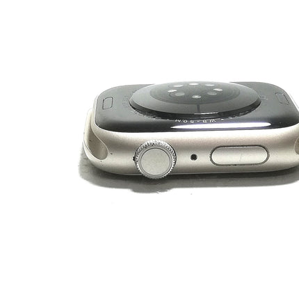 【中古品】 Apple Watch/ Series7 / 45mm /  GPSモデル / MKNP3J/A / A2474 /スターライトアルミニウム / バンド無し 【中古品管理番号:A1187】
