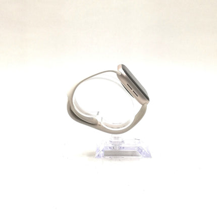 【中古品】 Apple Watch/ SE (第3世代) / 44mm /GPSモデル / MEHN4J/A / A3325 / スターライトアルミニウムケース / スターライトスポーツバンド (S/M) 【中古品管理番号:A40800】