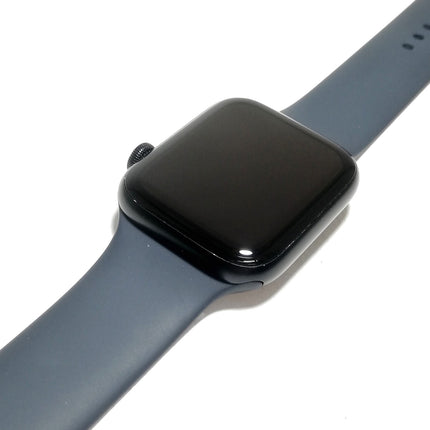 【中古品】 Apple Watch SE 第2世代 / 44mm / GPSモデル / MXEK3J/A / A2723 / ミッドナイトアルミニウムケース / ミッドナイトスポーツバンド (M/L) 【中古品管理番号:A41073】