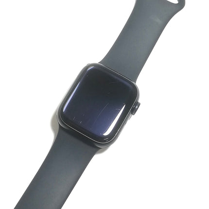 【中古品】 Apple Watch Series 8 / 41mm / GPSモデル / MNP53J/A / A2770 / ミッドナイトアルミニウムケースとミッドナイトスポーツバンド - (M/L) 【中古品管理番号:A41319】