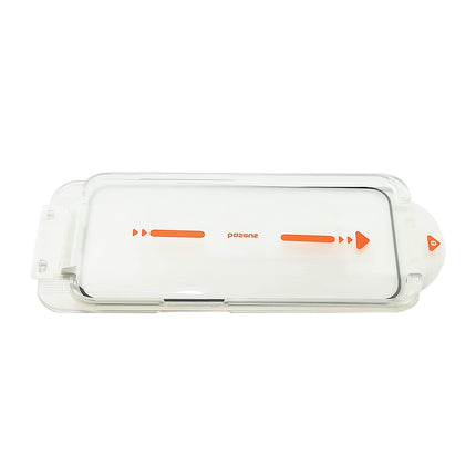 【処分特価セール】かんたん貼り付け全面保護ガラスフィルム for iPhone 15 Plus/iPhone 16 Plus [BA-IP15/16PL-GlassSP-B]