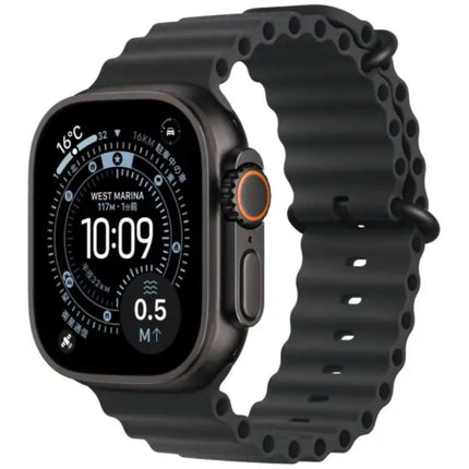 【中古品】 Apple Watch Ultra 3 / 49mm / GPS+Cellularモデル / 国内版 SIMフリー  / MF0J4J/A / A3281 / ブラックチタニウムケース / ブラックオーシャンバンド 【中古品管理番号:A1207】