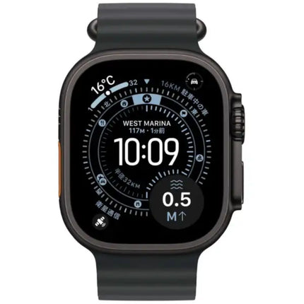 【中古品】 Apple Watch Ultra 3 / 49mm / GPS+Cellularモデル / 国内版 SIMフリー  / MF0J4J/A / A3281 / ブラックチタニウムケース / ブラックオーシャンバンド 【中古品管理番号:A1207】