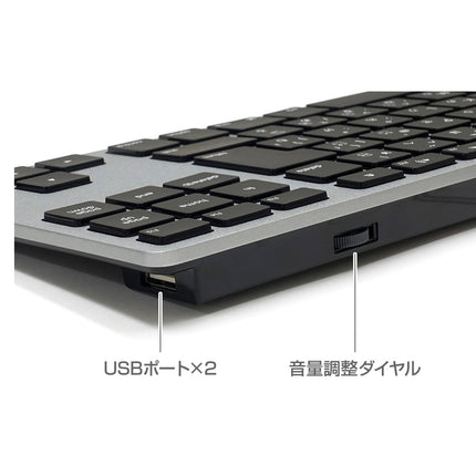 Matias Wired Aluminum Tenkeyless keyboard for Mac - Space Gray 日本語配列 [FK308B-JP/2]