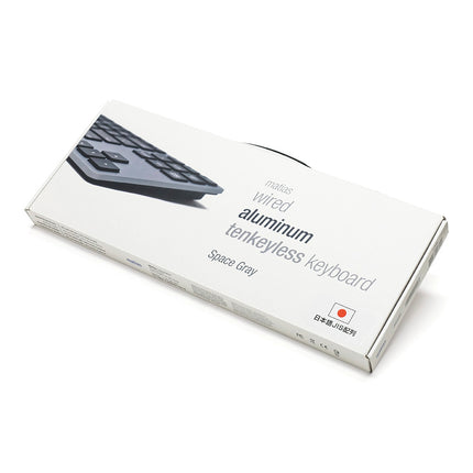 Matias Wired Aluminum Tenkeyless keyboard for Mac - Space Gray 日本語配列 [FK308B-JP/2]